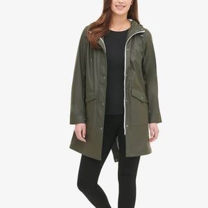 Levi’s Green Parka Rain Jacket Size Medium